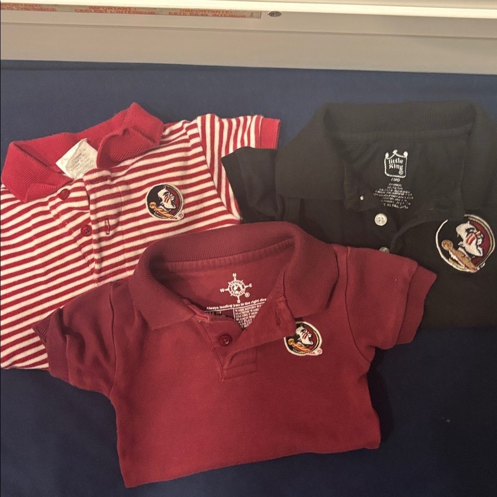Florida State University (FSU) Seminoles Polo Shirt Set with Logo